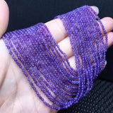 Natural Amethyst Faceted Loose Beads for Jewelry Making