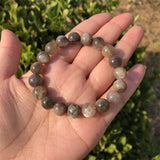 Moonstone Sunstone Bracelet AA Crystal Healing Jewelry