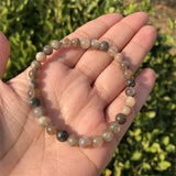 Moonstone Sunstone Bracelet AA Crystal Healing Jewelry