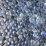 Moonstone Small Ball Sphere Beads Crystal Reiki Healing Stones