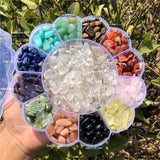 Natural Crystal Gemstone Quartz Gravel Reiki Healing Home Decor Jewelry Gift