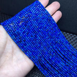 Natural Lapis Lazuli Cube Beads Jewelry Making Bracelet Necklace Earrings