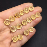 Citrine Rose Flower Earring Pendant Ring Set 925 Sterling Silver Crystal Women