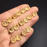 Citrine Rose Flower Earring Pendant Ring Set 925 Sterling Silver Crystal Women