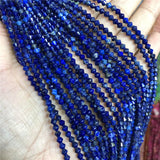 Fengbaowu Lapis Lazuli 4mm Disc Shape Beads DIY Jewelry Making