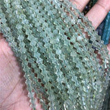 Prehnite 5*5.5mm Disc Beads for Jewelry Making