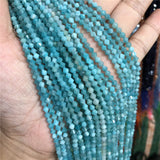 Fengbaowu Natural Stone Tianhe Amazonite 3*4mm Disc Beads DIY Jewelry Making