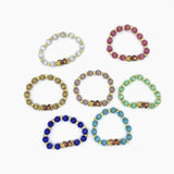 Colorful Fengshui Pixiu Crystal Bracelet Women Wealth