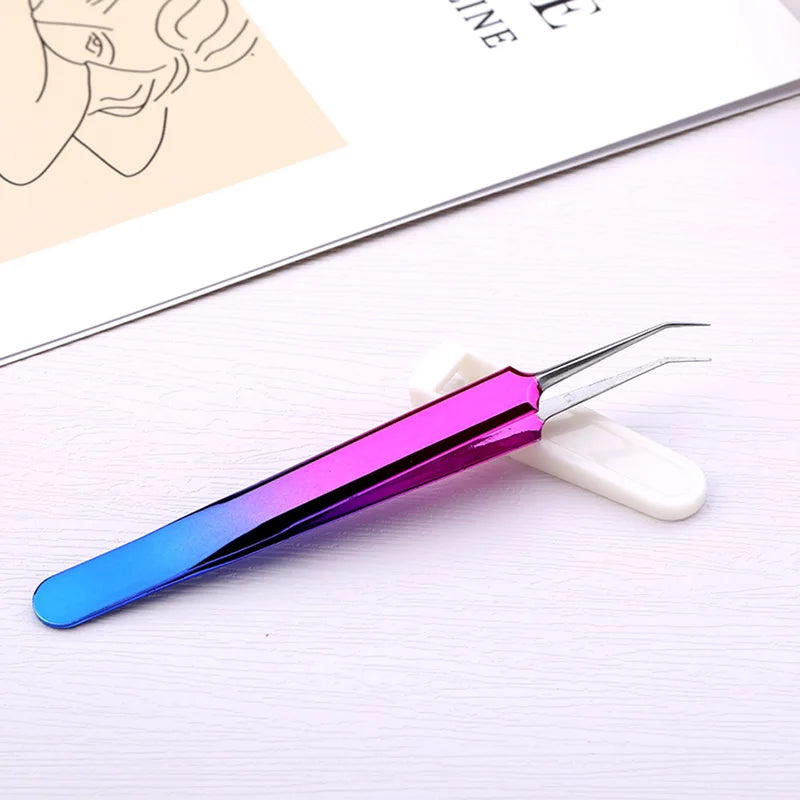 Colorful Stainless Steel Tweezers for DIY Beading Jewelry