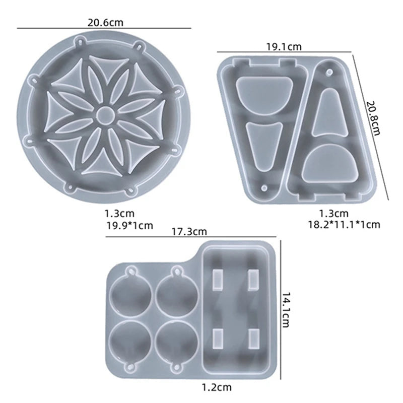 Ferris Wheel Silicone Mold Epoxy Resin Casting Molds Candle Mould