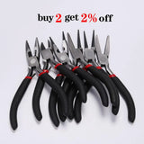 Carbon-Hardened Steel Round Nose End Cutting Pliers, Jewelry DIY Tools