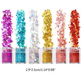 Chunky Sequins & Fine Glitter Mix, Cosmetic Glitter Flakes