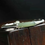 925 Sterling Silver Chinese Bamboo Bracelet