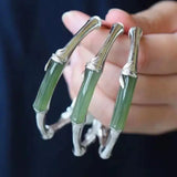 925 Sterling Silver Chinese Bamboo Bracelet