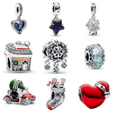 Festive Nutcracker Dangle Charms 925 Sterling Silver for Bracelet Pendant Charm