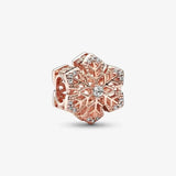 Snowflake Charm for Bracelet Bangle Jewelry Making Berloque