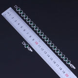 Green Cubic Zirconia Oval Egg Bracelet