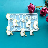 Fetus Development Silicone Mould DIY Crafts Jewelry Mold