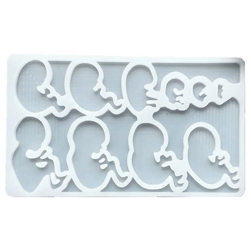 Fetus Development Silicone Mould DIY Crafts Jewelry Mold