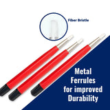 Fiberglass Scratch Brush Pen 3Pcs for Jewelry Watch Coin Cleaning