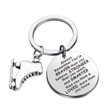Field Hockey Skate Skating Football Keychain Keyring Charm Key Chain