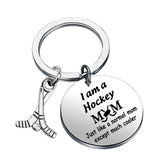 Field Hockey Skate Skating Football Keychain Keyring Charm Key Chain