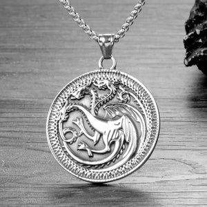 Fierce Animal Dragon Necklace Dragon Jewelry