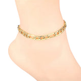 Stainless Steel Bead Chain Anklet for Women Girls Adjustable