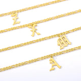 Old English Initial Letters Necklace