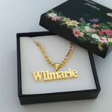 Chain Name Necklaces Personalized Jewelry Nameplate Choker Necklace