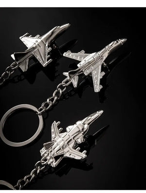 Fighter Sequence Keychain Pendant Car Chain Key Ring Men's Schoolbag Pendant