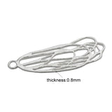 Leaf Filigree Findings Pendants 925 Sterling Silver Jewelry