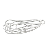 Leaf Filigree Findings Pendants 925 Sterling Silver Jewelry