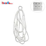 Leaf Filigree Findings Pendants 925 Sterling Silver Jewelry