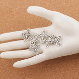 Heart Cross Religious Spacer Charm Beads Pendants Alloy Jewelry L425