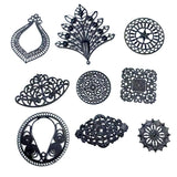 Metal European Filigree Pattern DIY Jewelry Making Box Decoration