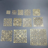 Filigree Square Connectors for DIY Jewelry Making