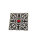 Filigree Square Connectors for DIY Jewelry Making