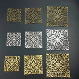 Filigree Square Connectors for DIY Jewelry Making