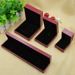 Vellum Bracelet Jewelry Box Plastic Necklace Ring Pendant Box