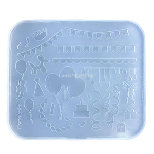 Silicone Balloon Quicksand Mold for Keyring Pendant Ornament