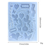 Various Symbols Silicone Mold Woman Keychain Bag Decor Mold
