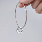 Fils Ladies Bracelet Multi-Name Love Heart Pendant Stainless Steel