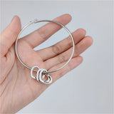Fils Ladies Bracelet Multi-Name Love Heart Pendant Stainless Steel