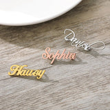 Custom Name Brooch-Personalized Label Pin-Business Logo-Personal Accessories
