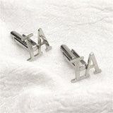 Personalized Stainless Steel Name Cufflinks Twins