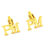Personalized Stainless Steel Name Cufflinks Twins
