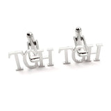Personalized Stainless Steel Name Cufflinks Twins