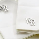 Personalized Stainless Steel Name Cufflinks Twins