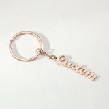 Personalized Name Keychain Ring-Minimalist Keychain-Men's Key Accessories